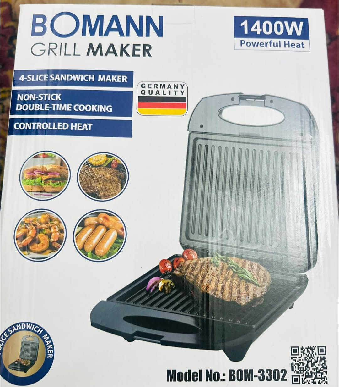 كابسة وشواية ماركة بومان الألمانية 
التوصيل داخل الحرية مجاني


**إذا كنت صاحب هذا الإعلان وتريد حذفه لأي سبب، رجاءا أرسل رسالة إلى الدعم الفني**