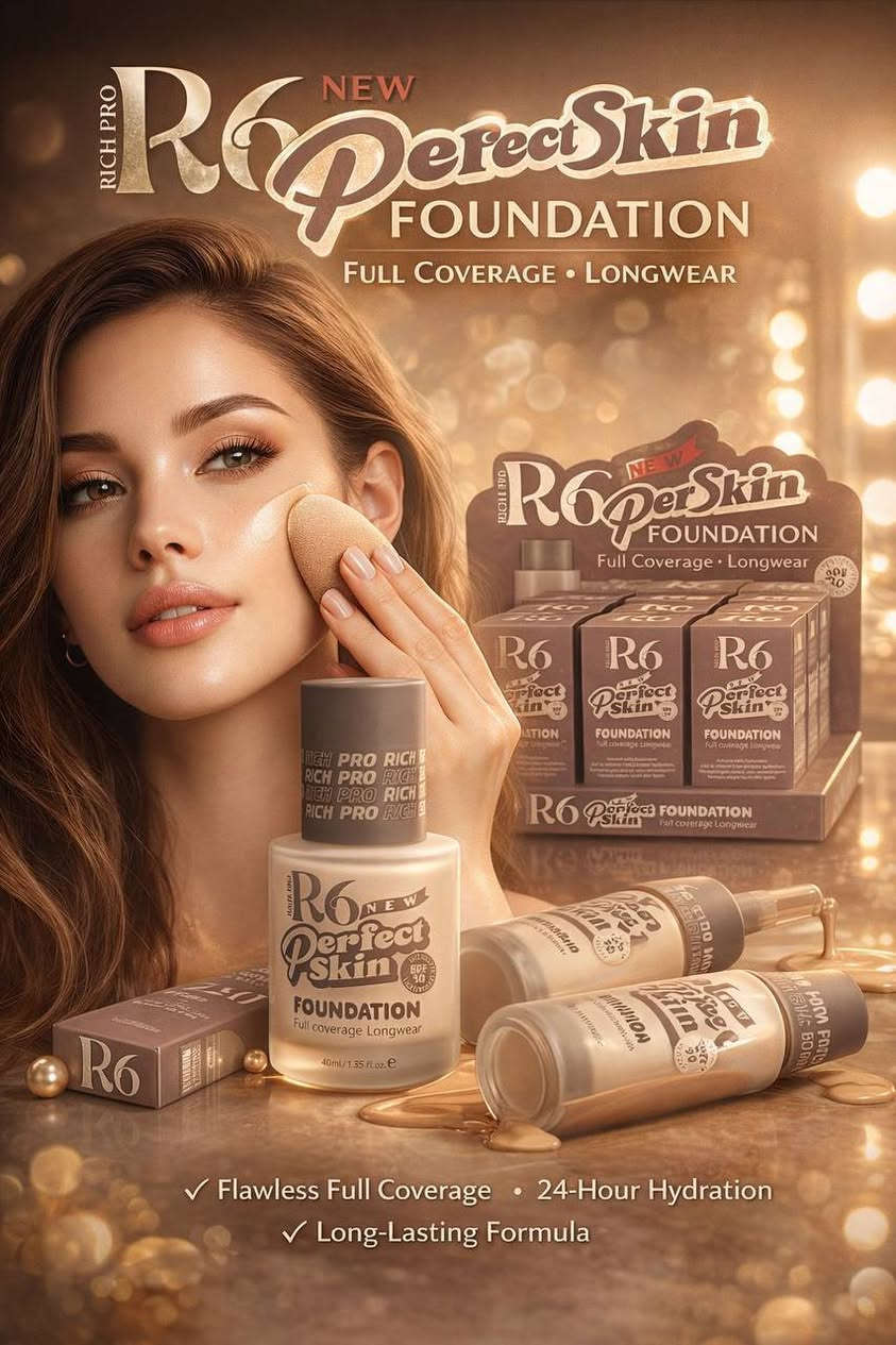 احصلي على بشرة مثالية ومشرقة مع أحدث صيحات كريم الأساس (R6) التي تجمع بين التغطية الفائقة والعناية بالبشرة. اكتشفي تركيبات خفيفة الوزن تدوم طويلاً، ترطب بعمق (بحمض الهيالورونيك والكولاجين)، وتخفي المسام والعيوب لتمنحك مظهراً طبيعياً، مخملياً، أو مضيئاً يناسب نوع بشرتك ويحميها من الشمس. 

محمد الامين 🩵


**إذا كنت صاحب هذا الإعلان وتريد حذفه لأي سبب، رجاءا أرسل رسالة إلى الدعم الفني**