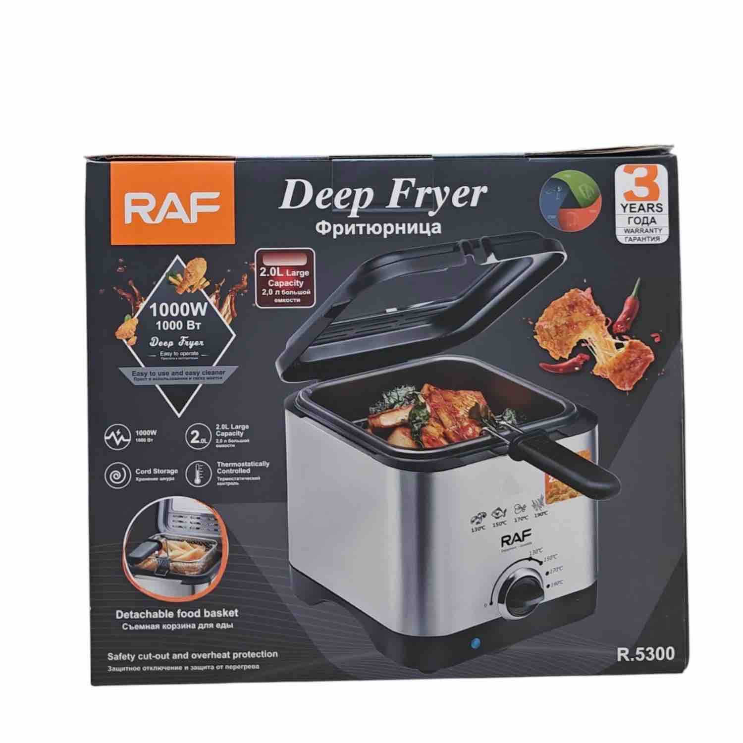 قلاية كهربائية &ndash; ستانلس ستيل مقاوم للصدأ المواصفات: المادة: ستانلس ستيل مقاوم للتآكل والصدأ السعة: 2 لتر القدرة: 1000 واط نطاق التحكم في الحرارة: حتى 190°م مع منظم حرارة دقيق نافذة رؤية لمتابعة الطعام أثناء القلي سلة قابلة للإزالة لتسهيل التنظيف ونقل الطعام بأمان مؤشر تشغيل ضوئي يوضح حالة التشغيل مقبض بارد اللمس للحمل الآمن فلتر مدمج لاحتجاز الأبخرة والروائح مساحة مخصصة لتخزين السلك حماية من السخونة الزائدة طلاء داخلي غير لاصق لسهولة التنظيف ومنع التصاق الطعام قواعد مطاطية مانعة للانزلاق لضمان الثبات أثناء التشغيل تعليمات السلامة والصيانة: لا تملأ الوعاء بالزيت فوق الحد المسموح به داخل الدليل لتجنب الانسكاب. افصل القلاية عن الكهرباء واتركها تبرد تمامًا قبل تنظيفها. اغسل السلة والجزء الداخلي حسب التعليمات وتجنب استخدام المنظفات القاسية التي قد تضر بالطلاء غير اللاصق. لا تشغل الجهاز فارغًا أو بدون زيت لتفادي تلف المقاومة

37 الف مع التوصيل


**إذا كنت صاحب هذا الإعلان وتريد حذفه لأي سبب، رجاءا أرسل رسالة إلى الدعم الفني**