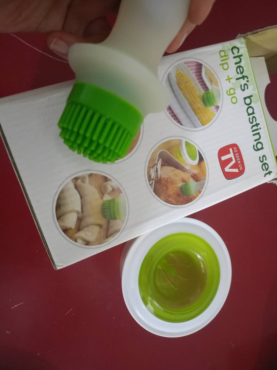 موزع بيض او زيت للكليجه و المعجنات و المخبوزات
الكاسة زجاج و القبصه سليكون تتعبى بماده الدهن 
4 الف


**إذا كنت صاحب هذا الإعلان وتريد حذفه لأي سبب، رجاءا أرسل رسالة إلى الدعم الفني**