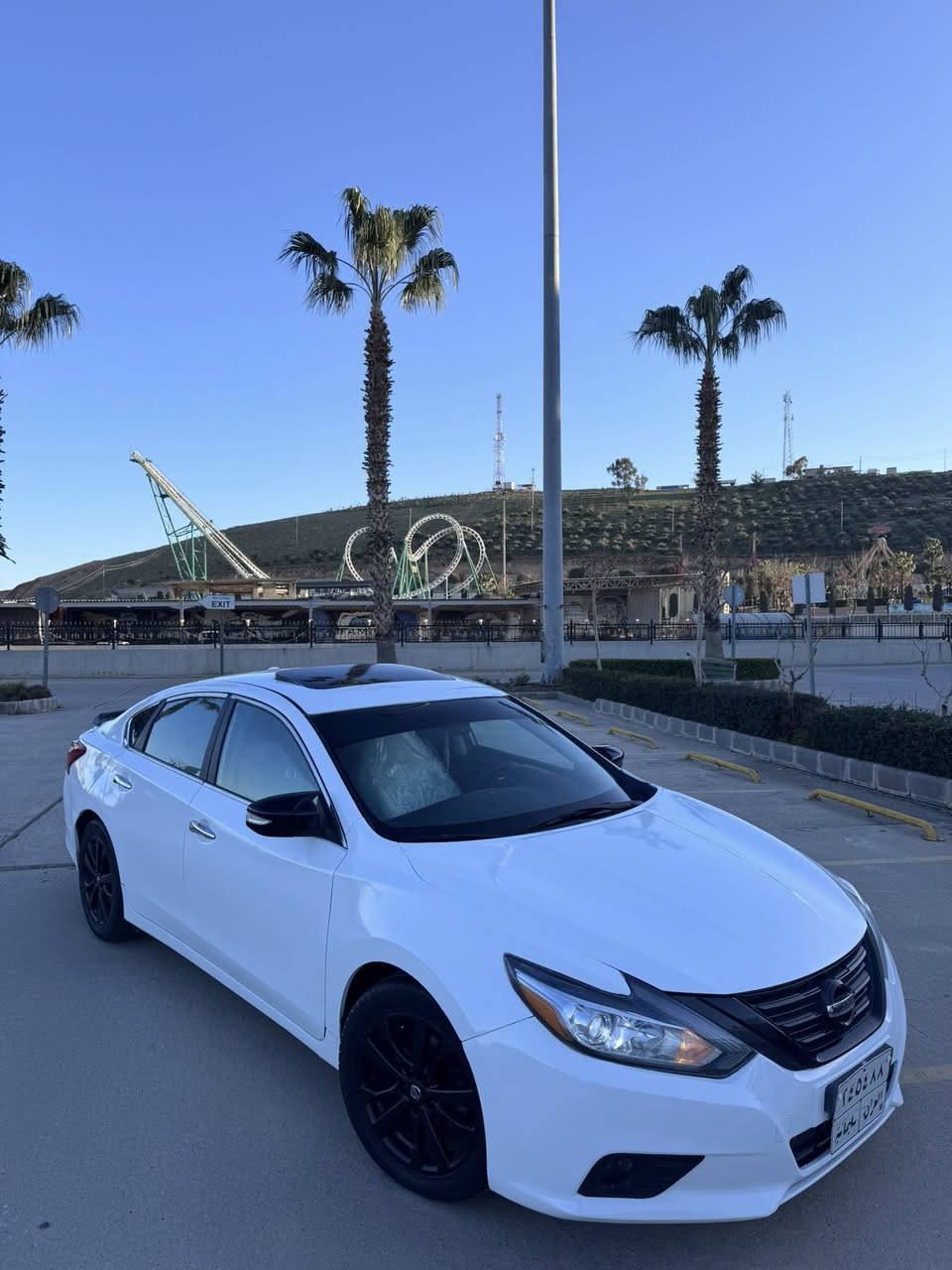 نيسان التما SL 2016 فول سلايت شاشه جبير 
السعر.         (91وعليها 5 ورقات غراما)
رادار بل مري ونقطه عمياء 
ستير هيتر
كشتات كهرب و هيتر 
إشاير بل مري 
سماعات بوس 
منضومه زينون كامل. 
بصمه تشغيل عن بعد 
بصمه ابواب 
بصمه صندوق 
قطعتين تبريد
تبريد وتتفى بشرط
طخم تاير جديد+طخم جديد + باتري جديد 
محرك وكير شرط 
السياره مكلوب شرط بدون دواخل بدون ايرباك مصبوغ عام 
السياره مابيها اي مصرف 
*********** عنوان السياره دهوك
