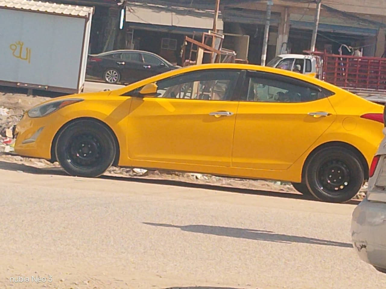 السلام عليكم
النترا للبيع 2013 وارد امريكي 
حادثه جاملغ وبنيد 
رقم كربلاء سياره جاهزه صبغه جديده 
مكينه حداديه تخم تاير كله جديد الكير بل بك شويه ثكيل 
مكان السياره كربلاء 
السعر 92 بيه مجال قليل 
للستفسار ***********
