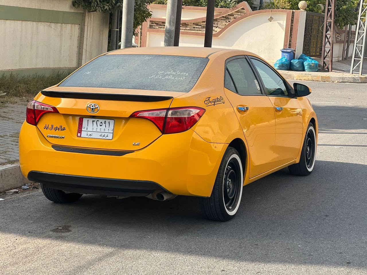 سلام عليكم كورلأ للبيع 2018 Le سياره
أحلئ امنل صور ضرر چأملغ السكن فقط
سياره بسمي دفتر بنزين موجود نقابه امصفره
السعر ١٦٨       ***********
