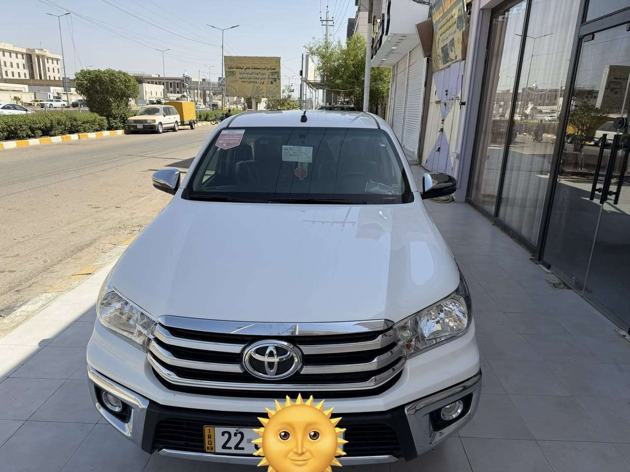 🚘 للبيع: تويوتا هايلكس 2025 دبل غمارتين 🚘
Toyota Hilux

سيارة نظيفة جداً بحالة ممتازة، رقم أربيل استخدام خفيف ومظهر مميز.

🔹 الموديل: 2025

🔹 النوع: تويوتا هايلكس دبل غمارتين

🔹 المحرك: 2.7 VVT-i بنزين

🔹 ناقل الحركة: أوتوماتيك

🔹 اللون: أبيض

🔹 الممشى: (46000Km)

🔹 المواصفات:

* شاشة وكاميرا خلفية

* تكييف ممتاز

* زجاج كهربائي

* مرايا كهربائية

* أنوار LED خلفية

* داخلية نظيفة جداً

✅ السيارة خالية من الحوادث

✅ الصيانة منتظمة

📍 الموقع: (محافظه ميسان)

💰 السعر: (295$)

📞 للتواصل: (***********)
