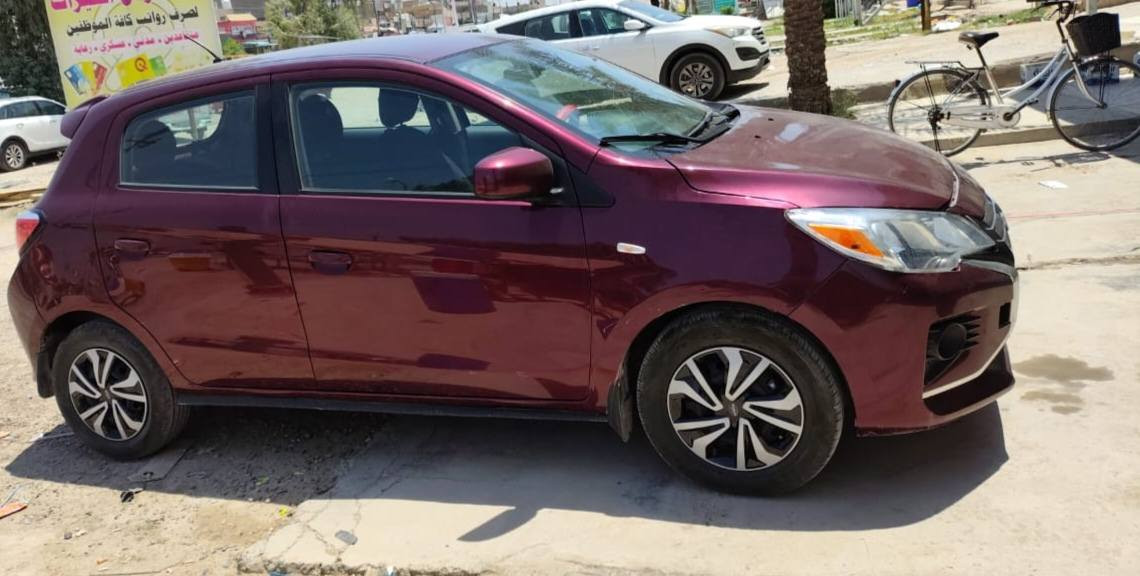 سيارة بناتية 
متسيوبيشي ميراج ياباني
 بسعر مناسب جدا
موديل 2022 
جاهزة من كلشي تبريد محرك كير كلشي جاهز
رقم ديالى معوفين باقي سنتين وتصير حرة
انطيك وكالة جاهزة بأسم
السيارة ماشية 17 الف ميل فقط 
حادثها امامي خفيف وبالعراق صار بيها شخط طولي جهة عكس السائق وعلى اثرها انصبغت الصفحة
السيارة سعرها 77$ فقط
مكانها بغداد ابوغريب
***********
