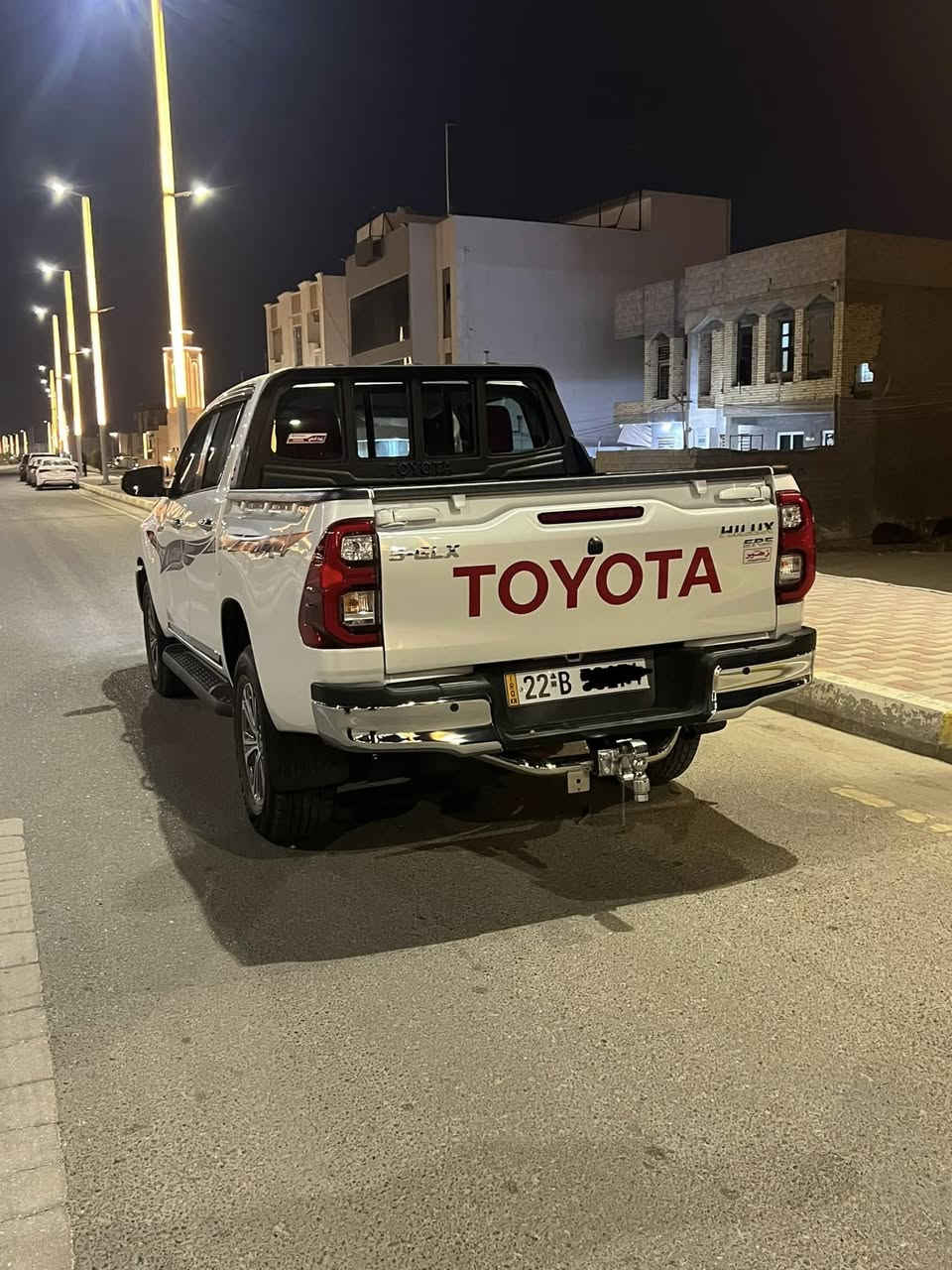 تيوتا هايلوكس فورويل سعودي 25
كير اوتماتيك ماشيه 3000السياره زيرو
جكه ابره مابيها رقم اربيل الجديد تحويل او وكاله

السياره جاهزه من دوشمه درع وهوك خلفي 

سعر 385وبيها مجال
مكاني الرمادي 

***********
