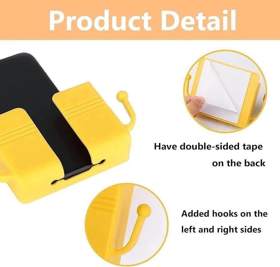 قطعتين ب 10 الاف فقط  توصيل مجاني لجميع المحافظات 
حامل موبايل يثبت على الحائط متعدد الاغراض ذاتي اللصق مع خطافات، حامل لشاحن الحائط للموبايل وجهاز التحكم عن بعد للمنزل والمكتب 
للحجز مراسلة الصفحة او دايركت 
***********
