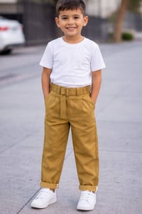 بنطرون كتان ولادي فول ليكرا قياسات  20 - 25 يلبس  السيري 6 قطع  الدرزن...