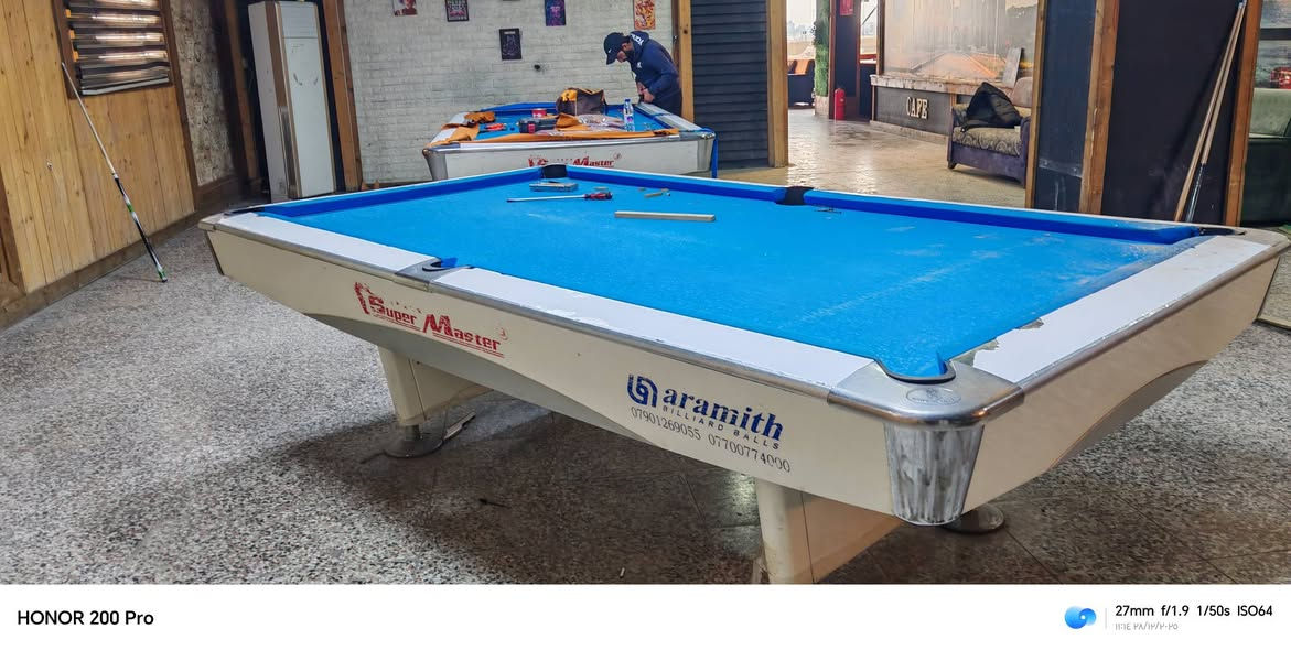 تم انجاز عمل اليوم في منطقه البنوك  ادامه وتعديل رون    ويوجد  ميوزه مستخدم وجديد وجميع مستلزمات البليارد  عنوان بغداد  لاستفسار *********** واتس اب
