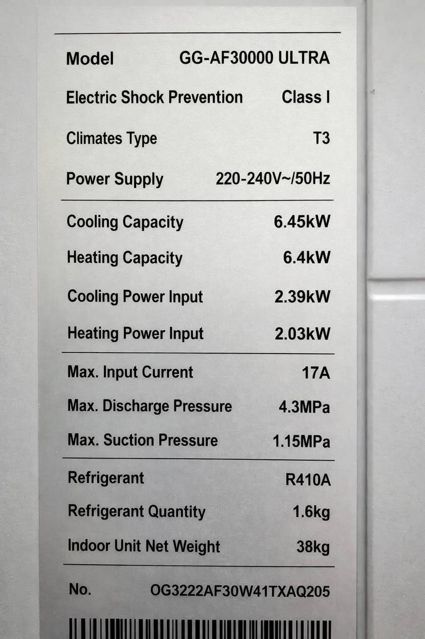 سبلت عمودي (جنرال كولد) حجم طنين و نصف
نضيف جدا و حديث
غاز 410 
مقاوم للمناخ الحار جدا (T3)
وضع شركة غير داخل للصيانة
السعر 600 الف 
العنوان الموصل شارع تلكيف مقابل الجماسة موصل, نينوى


**إذا كنت صاحب هذا الإعلان وتريد حذفه لأي سبب، رجاءا أرسل رسالة إلى الدعم الفني**
