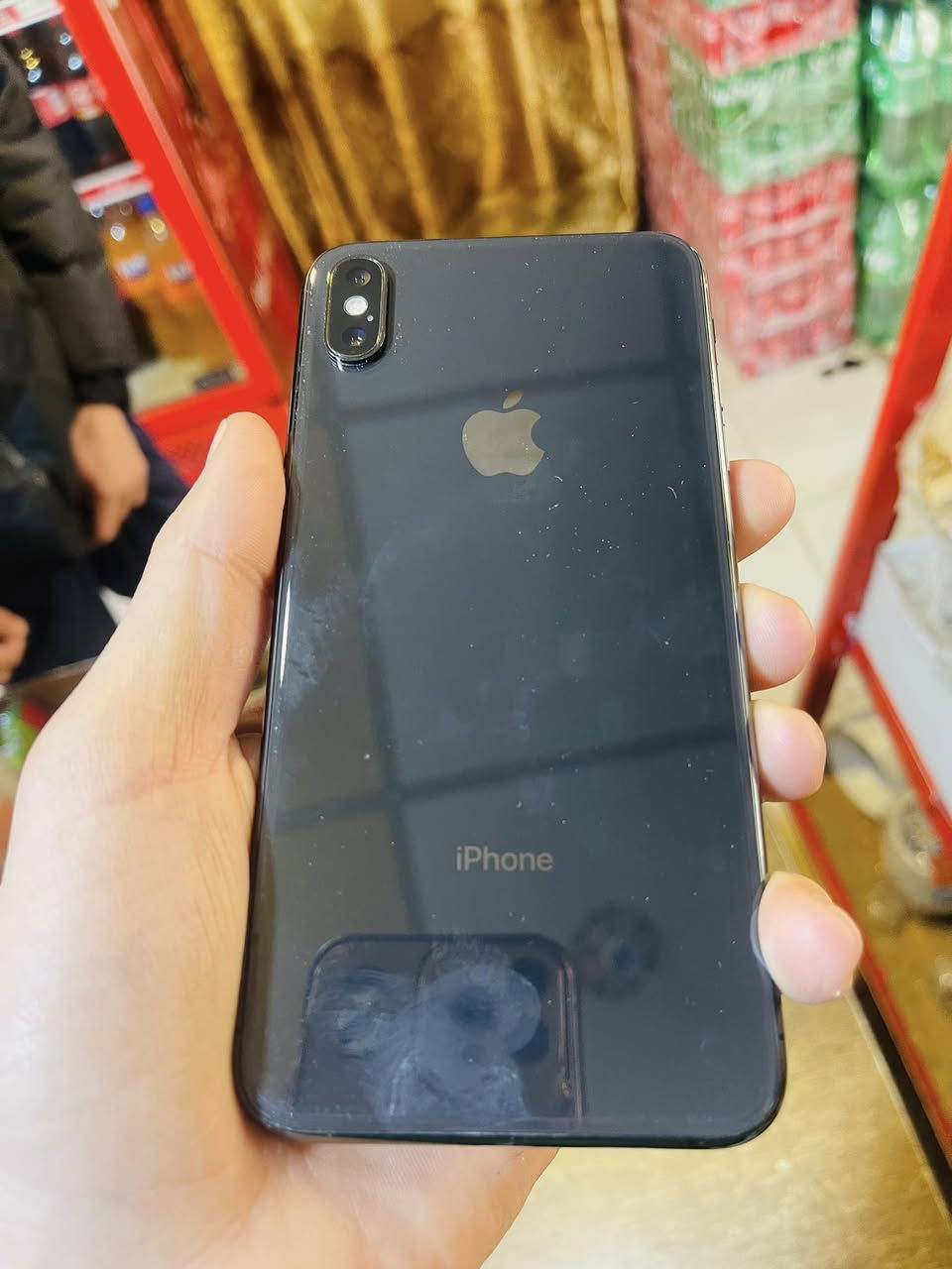 ايفون اكس ماكس (للبيع)
النضافة 100%⚡️
@
بطاريه77🔋شرط ما مبدله
الجهاز مامفتوح نضيف كلشي ما مبدل بي 👋🏼⚡️
ذاكره 256
تك سيم

فيس ايدي شغال 

السعر 💸280 وبي مجال بسيط

الموصل الايمن 
***********
