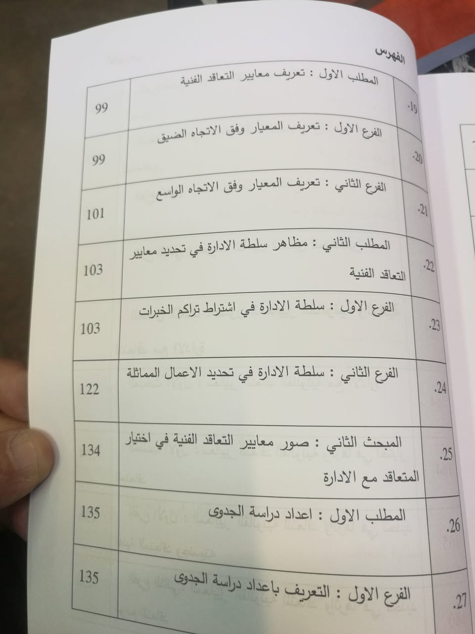 صدر حديثا كتاب معايير اختيار الادارة للمتعاقد معها في التشريع العراقي للاستفسار والحجز مراسلة الصفحة أو الإتصال بالرقم *********** وشكرا

