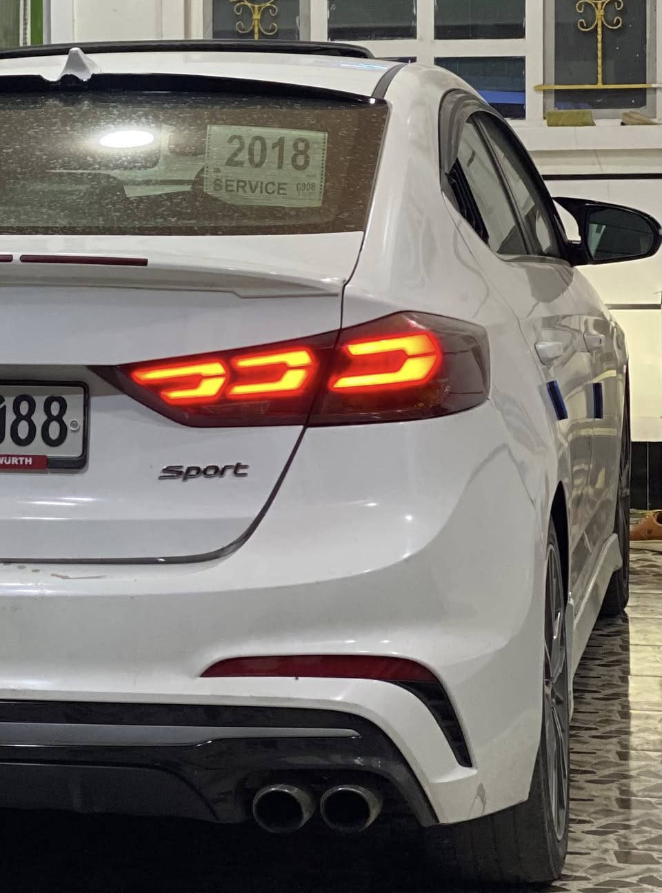 النترا 2018 سبورت 
وارد امريكي  
محرك ١٦٠٠ تيربو 
كير عادي واوتو 7 نمر 
اكزوز رياضي بلادي
مواصفات ١/١ :
بصمة تشغيل وبيبان وصندوك 
كشنات حضن جلد مختومه sport 
تدفئة كشنات 
دشبول كاربون فايبر 
سلايد روف
لايت زينون  
بك لايت لد بلادي 
ويل كب ١٨ كروم بلادي 
مرآة تعتيم ذاتي 
اشاير بلمري 
رادار نقطة عمياء 
تحكمات ستيرن 

ستيرن حرف D 
شفتات بلستيرن 
رقم اربيل 
ماشيه ميل 106
وارد امريكي

***********
