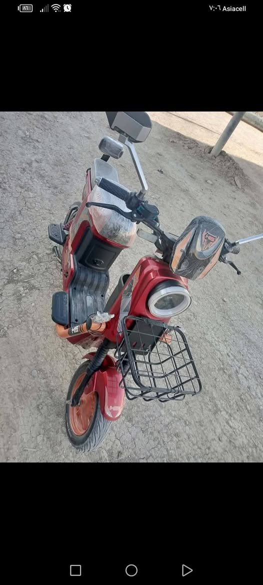 دراجه شحن استخدم ٣ اسابيع يعني اخو الجديد تاخذهه عل فحص سعر٤٧٥ بي مجال قليل المفرك مدخل شارع الحسينيه ***********
