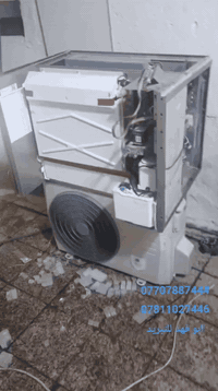 الورشة الفنية ابو فهد للتبريد   صيانة واعادة تشغيل ماكنة #ايس_ميكر #صا...