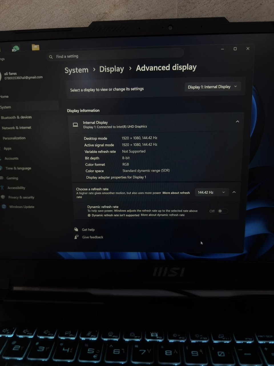السلام عليكم 

لابتوب كيمنك من msi للبيع 

Msi cyborg  15

المواصفات 

المعالج i7جيل 13

كارت الشاشة RTX4060 8gb

الرامات 32ddr 

التخزين 1.T

الشاشة 1080 144hz

اللابتوب نظيف (%95) 
معاه ماوس كيمنك وجنطة

السعر 1.550.00 بي مجال بسيط 
يفيد لجميع الاستخدامات الكيمنك التصميم ورندر


**إذا كنت صاحب هذا الإعلان وتريد حذفه لأي سبب، رجاءا أرسل رسالة إلى الدعم الفني**