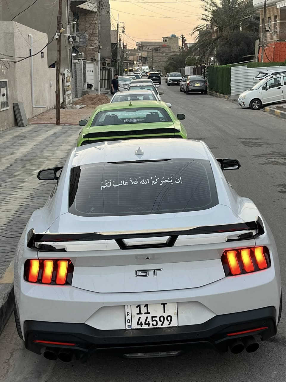 السلام عليكم 
موستنك جيتي GT 

موديل 2024 

ماشية 11 الف كيلو متر 

رقم بغداد مميز 

موستانك 2024 GT (10 Speed) 5.0

اللون ابيض

سنوية جديدة

هزة جديدة

تحويل مباشر

مواصفاتها معروفة Gt :

كشنات تدفئة تبريد

شاشه متصلة

ترحيب ابواب

ترحيب بصمة

تشغيل اطفاء عن بعد 

فصله السيارة من البصمة تفصل

شاشة متصلة

كشنات كهرباء 

ترحيب كامل عند التقرب من السيارة

هاند بريك دكمة

مثبت سرعة

قيادة ذاتي

رادارات بكل مكان

رادارت جانبية امامية خلفية

منبه اصطدام خلفي امامي

اوتو هولد

وباقي المواصفات معروفة

 مكينة كير اكسل تبريد كلة مكفول 

السيارة عليهة تفريغ وبرمجة 

وعليهة ويل اصلي ياباني سعرة٦٥٠ $ 

مكاني بغداد 
رقم تلفون ***********
متوفر واتساب واتصال 

السعر 29000$ 
وبيهة مجال
