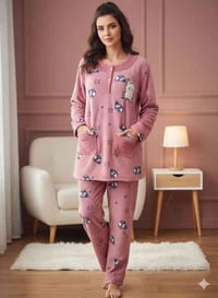 بجامه فرو ملمس ناعم القـياس L xl xxl XXXL السعر 12 توصيل لجميع المحافظ...