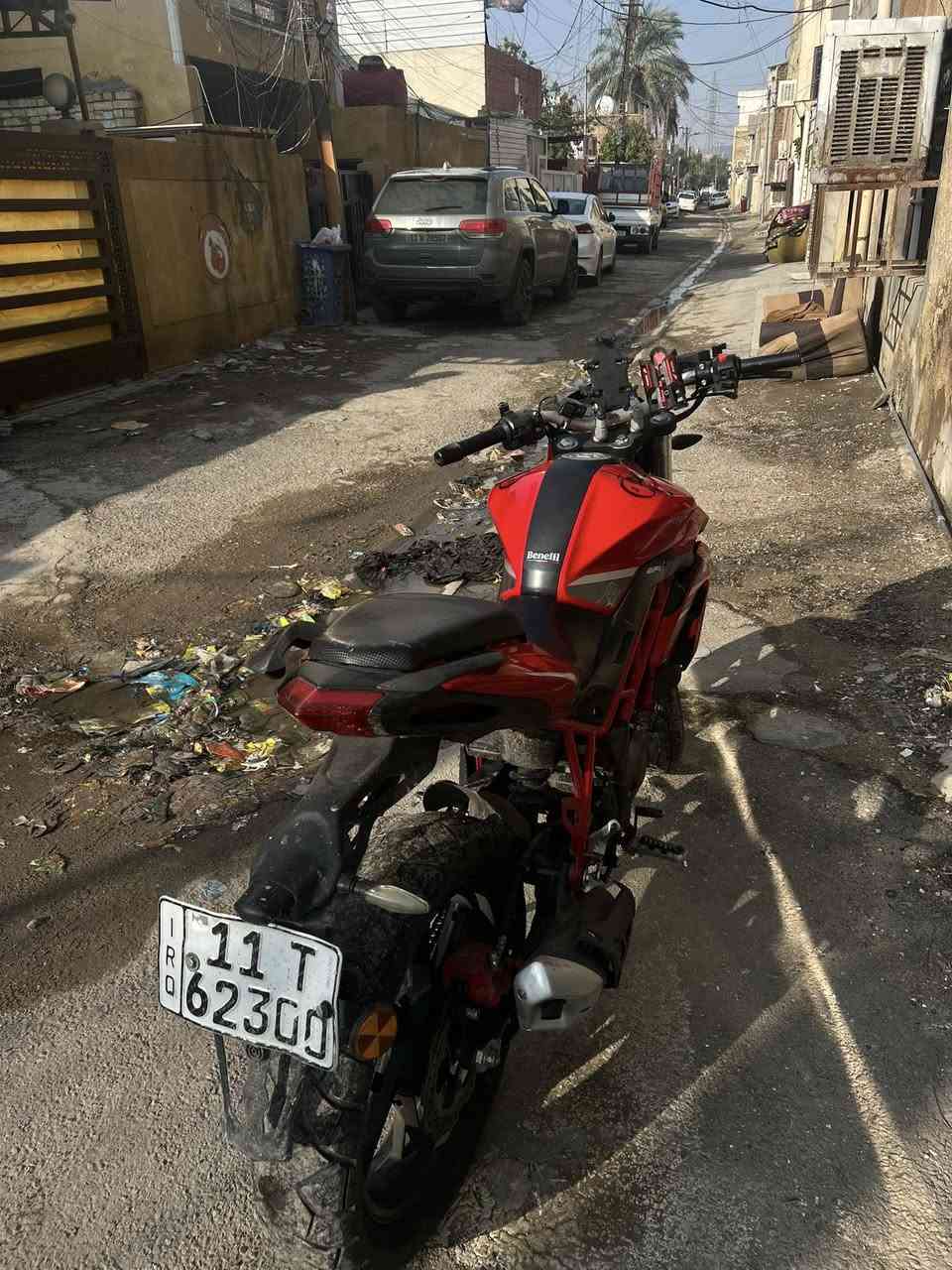 السلام عليكم للبيع بنلي
1 _حجم المحرك 150ss
2_ مرقمه كامله رقم انكليزي 
3_ الدارجه فول نضافه مكفوله كفاله عامه
4_ عليه صالنصه رياضي الصوت طرب
5_ تجي تفحص وجيك  للاخير 
6_ مكان الدراجه البياع 
7_ السعر 2800 الدراجه كفاله عامه
8_ الرقم *********** واتساب فقط
