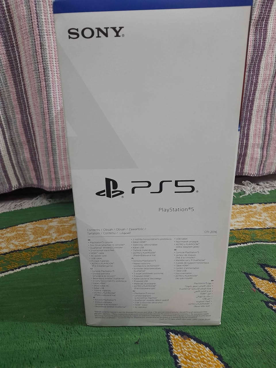 بلي ستيشن ٥ سلم اوربي واحد تيرا أجدد من الجديد كلش نضيف نضافه 99% كل ملحقاته وياه و  ويبي اس 1500 كارتونه وكل الكيبلات الاصليه ابيع شلع كل شيء ب 625  الف ما بي مجال مستعجل عله بيعته ماكاني بغداد حي القاهره الرقم:*********** بغداد, العراق
