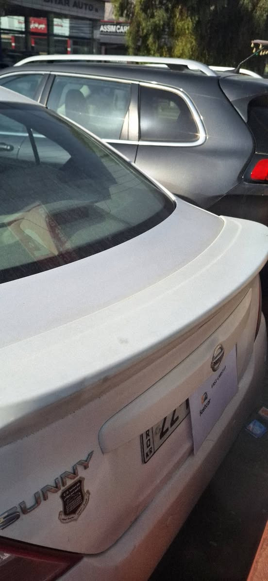 Sunny 2019
***********
بدون دعم و صبغ
تعديل صغير بيه
كير و مكبنة نظيفة
سعر 105 و مجال
المكان دهوك
