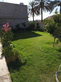 بيت مع قطعه 200متر المساحه الكليه 414 الطابق الارضي  استقبال 7في 4 مطب...