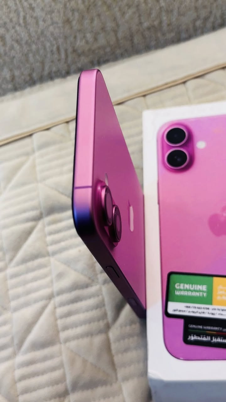 16 بلاس 126   ألون وردي 
بطاريته 100 نظافته 100 مشحون 53 مره. ضمانه للسنه جايه شهر 11 ملحقاته كامله
مكاني بغداد *********** واتس بيع او مراوس ب 15
