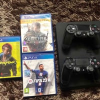 بلاي4 سلم • ٣ أقراص • جويستك اصلي