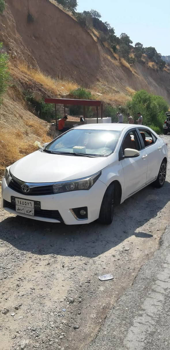 كرولا خليجي ٢٠١٥محرك كبير مرغوب حيزام سبغ بدون دواخل سنوي ٢٠٢٥منتهي محرك كير بشرط سعر١١٥$مجال ***********عنوان اربيل كلك أربيل, العراق
