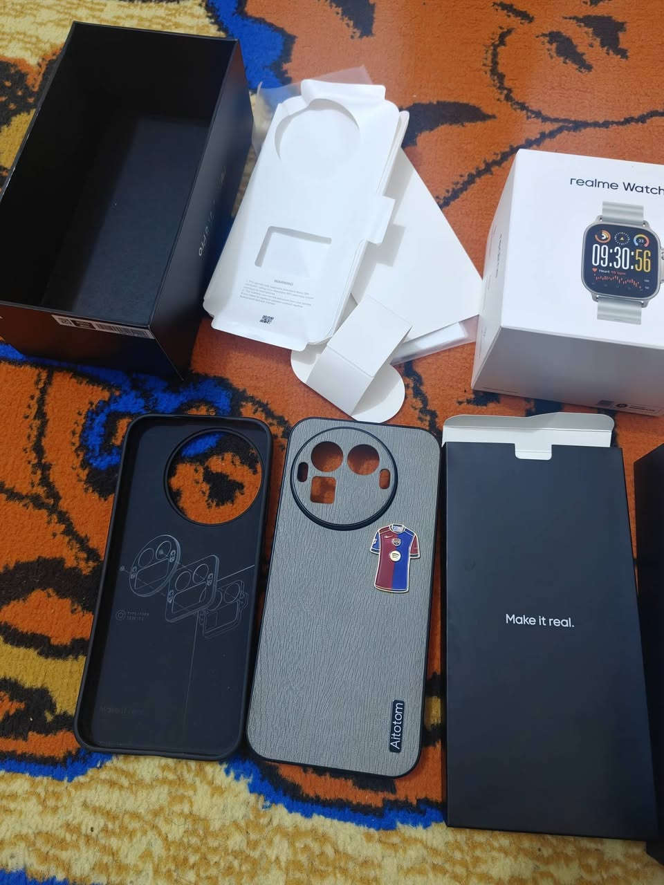 متوفرجهاز Realme Gt 8 Pro مستخدم 4 ايام فقط جهاز افضل حاليا بسوك مواصفات اقوى موصفات  الجهاز مع ساعه ريلمي الاصليه
مساحة التخزين 512 الشوائيه 16 +16 

البطارية7000🔥
هرتز الشاشه_144

المعالج Snapdragon® 8 Elite Gen 5  🔥🔥ببجي 144 فريم تشغيل عن تجربه من الجهاز الاصلي
الكاميرات

أمامية 32MP

خلفية 50MP 50MP+200MP🔥🔥زوم 120 
الجهاز مو شراي لحد يدخلي خاص رجا،أً 
( بدون مراوس)سعره
 الجهاز مليون 175 مع الساعه الاصليه ممفتوحه نهائيا بدون ساعه مليون 150 قفل*********** واتساب ماسنجر موجود مكان بغداد الشعب
