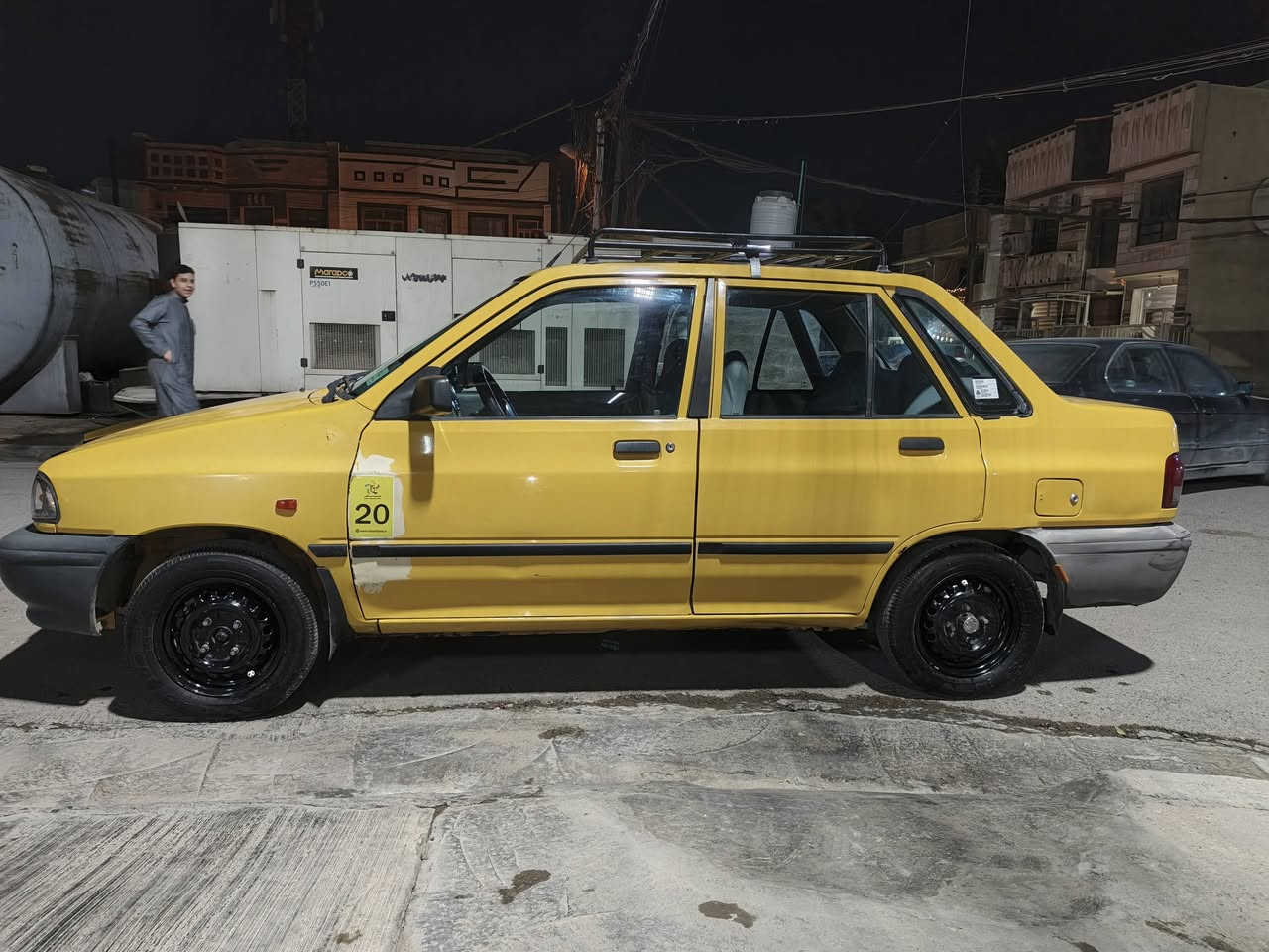 اسلام عليكم سياره سايبه موديل 2012 للبيع شواصي كفاله شرط الفحص محرك كير شرط الفحص تخم تاير جديد سنوه جديده هزه جديده هيئه مصفره جاملغ مبدل امامي بدون اي داخل بجم كبس بدنه شواصي كله لك العنوان بغداد العامريه السعر 33 🔒 رقم ***********
