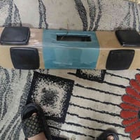 سماعات اربعه كلهن شغلات وخشبه جديده فقط مسجل ماكو سعره 15 رقمي 0775973...