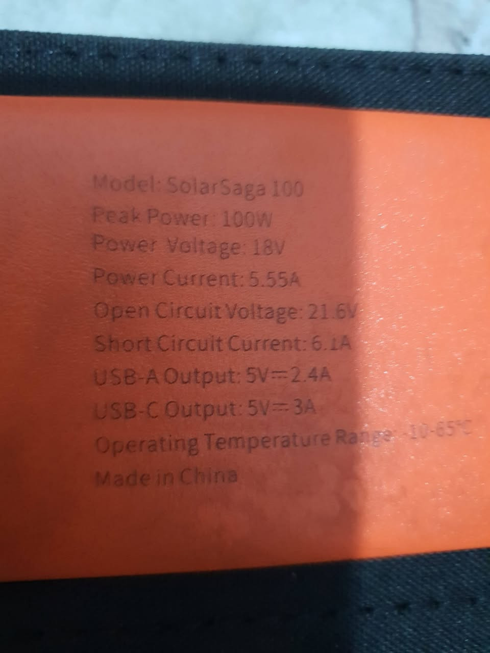 طاقة شمسية محمولة ١٠٠ واط 
٧٥ الف


**إذا كنت صاحب هذا الإعلان وتريد حذفه لأي سبب، رجاءا أرسل رسالة إلى الدعم الفني**