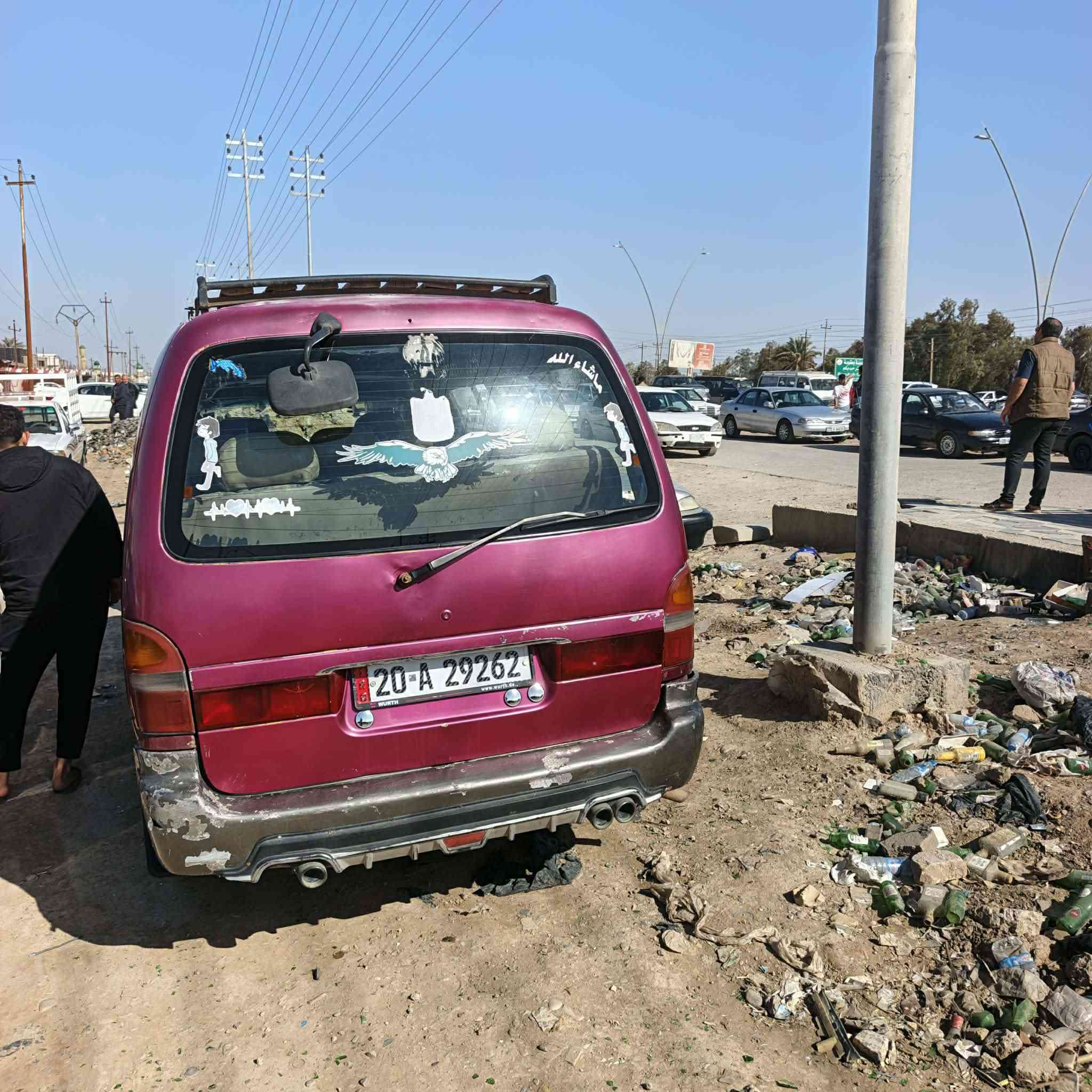 سلام عليكم للبيع سياره موديل 1995 سنويه 2030 عنوان ديالى بعقوبة الرازي سعر 53 وبيهه مجال *********** ،************
