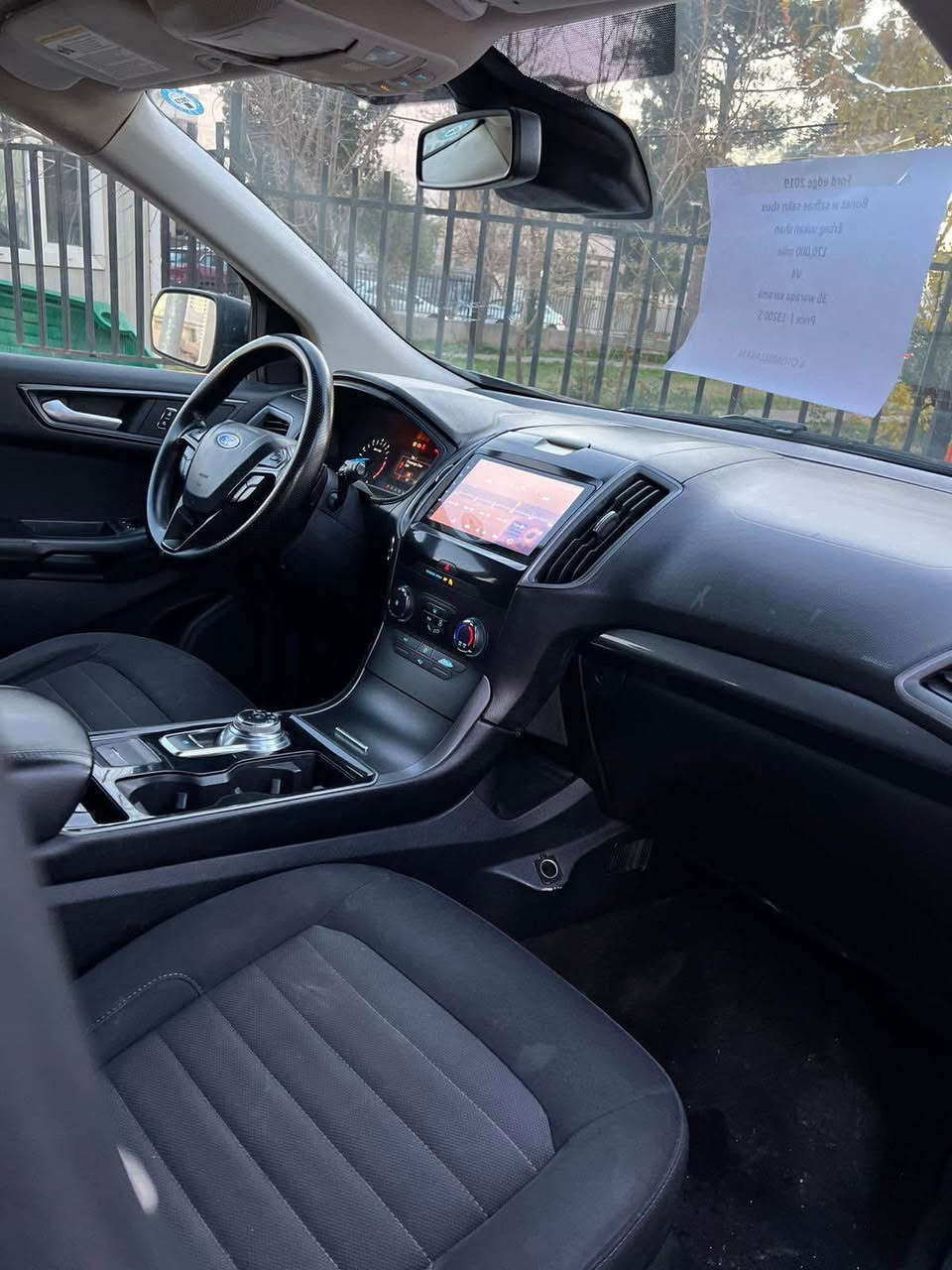 کوردی 
------------
فۆرد ئیدیج  
نرخ  ( ١٣٢ $ ) وەرەقە 
بڕی ( ٣٥ $ ) وەرەقە غەڕامەی لەسەرە لەنرخی سەیارەکە دێتە خوار .
مۆدیل ٢٠١٩
مواسفات : دەبل ئەکسل و شاشە گەورە ، گێڕ ماوس ، برێک بەسمە
مەکینە V4 
رەقەم هەولێر سەنەوی نوێ 
ڕۆیشتن ( ١٧٠ ) هەزار مایل 

بۆنیت و چوار پارچەی لای سەکن سبوغ 
بێ ناو گرتن ، ئێڕباگ سوکان شان 
 
بۆ پەیوەندی (*********** / ***********)
ــــــــــــــــــــــــــــــــــــــــــــــــــــ

عربي : 

فورد أيدج 
سعر  ( ١٣٢ $ ) ورقة 
مبلغ ( ٣٥ $ ) ورقة غرامة عليها ينزل من سعر السيارة 
موديل ٢٠١٩ 
مواصفات دبل اكسل ، جيرماوس , شاشة كبير ، بريك بصمة
محرك V4 
ماشي ( ١٧٠ ) ٱلف ميل
بولنت و صفحة سكن صبغ 
بدون دواخل، ايرباك ستيرن و بردة طاك 
   

للاتصال  (*********** / ***********) أربيل, العراق
