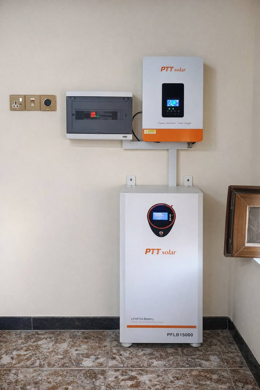 {تنصيب منظومة طاقة شمسيه2026}

‎من قبل كادر شركة رويال سولار 

‎تجهيز منظومة منزلي 15 أمبير نهارأ و 15 أمبير ليلأ 

الموقع صلاح الدين - قظاء العلم - 

✅الواح المستخدم لونجي حجم 605 واط
‎عدد: 7 ضمان 15 سنة استبدال

جهاز انفيرتر PTT SOLAR 7k✅
‎  عدد:1 ضمان 2 سنة 

بطارية مستخدمة نوع ليثيوم PTT حجم 15kw  ✅
عدد:1 ضمان 7 سنوات تبديل+صيانة

‎يتوفر لدى شركتنا رويال سولار نظام نقدي و اقساط لموظفين كي كارد لمده 18 أشهر 

‎العنوان كركوك شارع القدس - مقابل كوفي الجادرية - عمارة رويال نيت 

‎فرع الثاني كركوك شارع المطار قرب فلكة تكريت

فرع صلاح الدين - تكريت - القادسية شارع الكراج -قرب الحديثي للموبايل 

‎للحجز والاستفسار للتواصل او مراسلتنا على واتساب 

*********** كركوك
*********** صلاح الدين اسيا
*********** صلاح الدين زين
*********** الشركة 

 الرقم المختصر 6020📞
