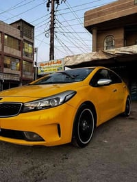 كيا فورتي للبيع وارد امريكي موديل2018 محرك 2000 حادثها مرفق بالصوره وب...