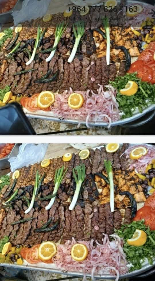 رمضان كريم علينا وعليكم
على بركه الله الله يرزقنا ويرزقكم 
 مطعم وكافية ابن العز يرحب بكم ضيوفنا الأكارم 
العنوان تقاطع سومر دوميز 
 دجاج ع تمن ١٠،٠٠٠ 
 دجاج محشي ١٠،٠٠٠
 دجاج عادي ٨،٠٠٠
 كليو كباب لحم ١٨،٠٠٠
 تكه دجاج ١٠،٠٠٠
 كيلو كباب دجاج ٩،٠٠٠
اجنحة كيلو  ٨،٠٠٠
  
ويوجود عصير وزلابيه في رمضان 

يوجد توصيل
 كورك.  ***********
***********  اسيا
