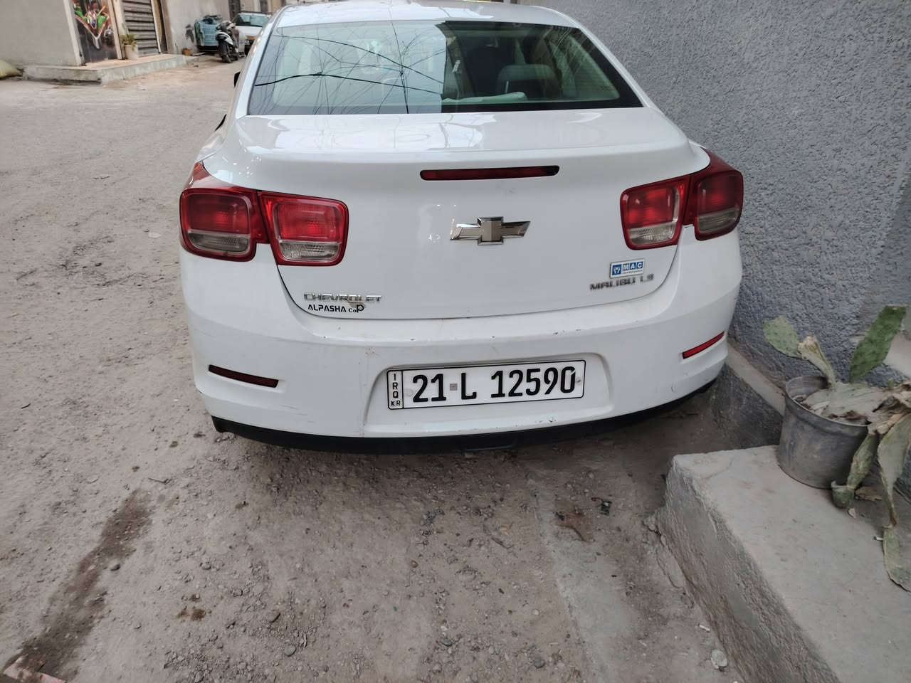 سلام عليكم
ماليبو 2013. خليجي وكاله شركه المنصور
ماشيه 154 الف حقيقي بيه ضربه جاملغ خلفي وتبديل بابين موضحه بالصور مرفقه بالمنشور
رقم سليمانيه سنويه لسنه 2030
تدفئه تبريد شغال
سياره مابيه نقص
السعر 85 ورقه
***********
*********** 
المكان بغداد الحريه
