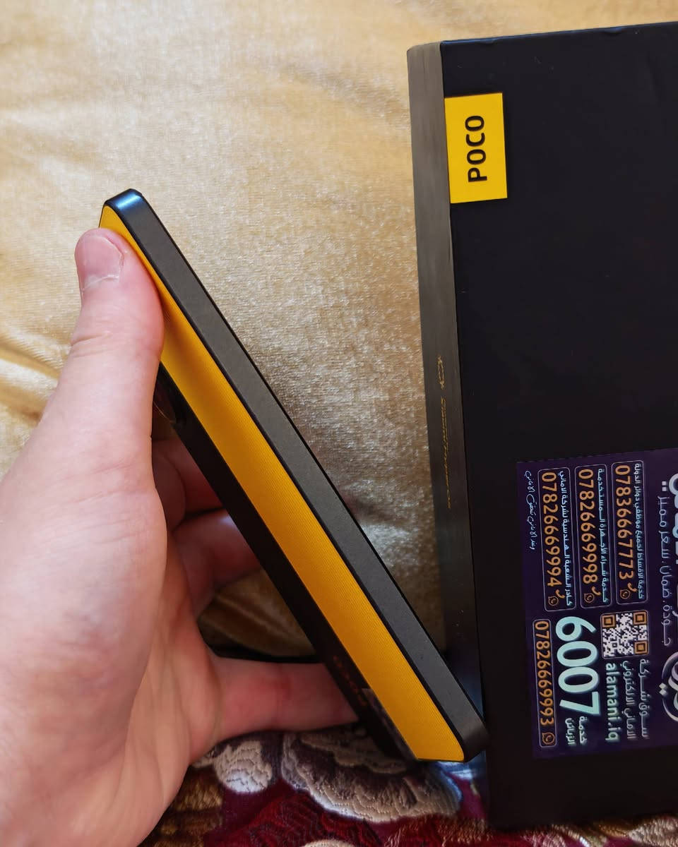 سلام عليكم للبيع أو مراوس بوكو إكس 7 برو لون مميز ملحقات كامله مكفول نضافته 💯💯 مواصفات معروفه 120 فريم بل ببجي مكاني كربلاء السعر365 للتواصل عل رقم ***********
