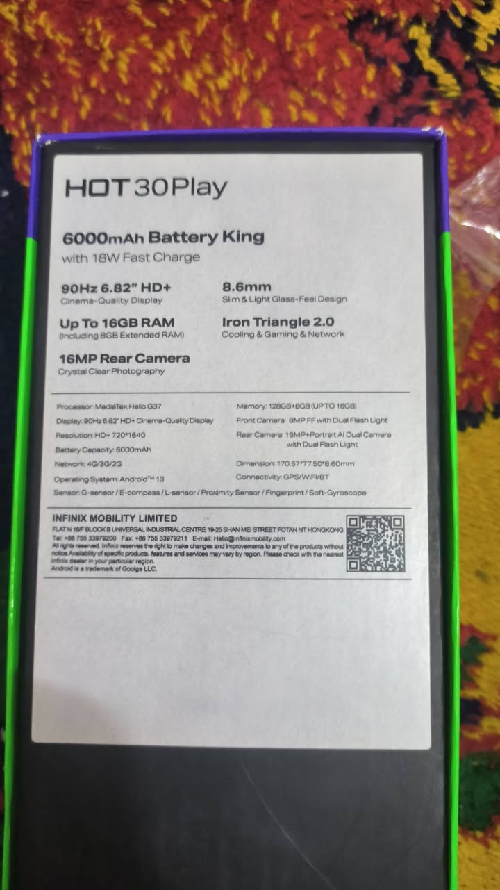 السلام عليكم جهاز نضيف مستخدم فقط 25 يوم السعر 200الف الشراي يدخل خاص ويدلل


**إذا كنت صاحب هذا الإعلان وتريد حذفه لأي سبب، رجاءا أرسل رسالة إلى الدعم الفني**