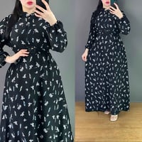 فستان نسائي • دبل كلوش • مارينا ماء الذهب