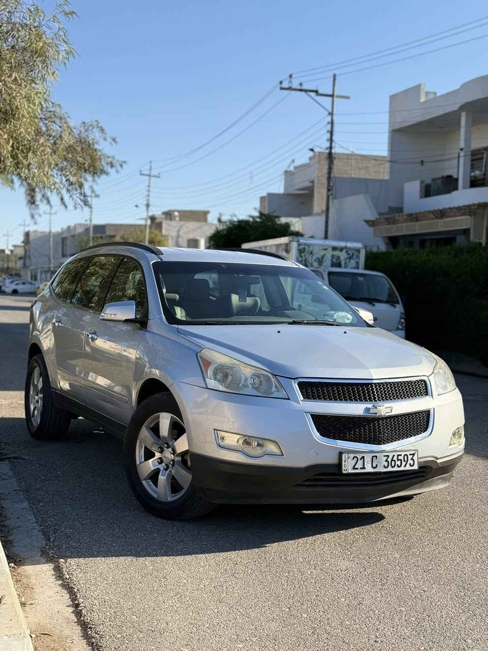 سلام عليكم شوفرليت ترافرس للبيع
موديل 2012 خليجي بدون ضربه 
رقم هزه سنويه جديد كير محرك تبريد شرط 7راكب 3قطع تبريد تحكمات استيرن تحديد سرعه تايرات  اشاير ب مري نضيفه
مكاني كركوك الاستفسار ***********سعر ١٠٥ وبي مجال قليل
