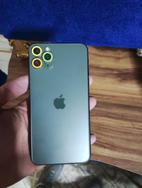 ايفون 11 برو ماكس ذاكره 256 مبدل شاشه بطاريه 76 كله بلادي ماعده الشاشه...