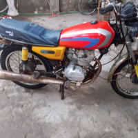 دراجة ايراني مستعملة للبيع رقم واوراق بيها وكلشي وسعرها مناسب وبيها مج...