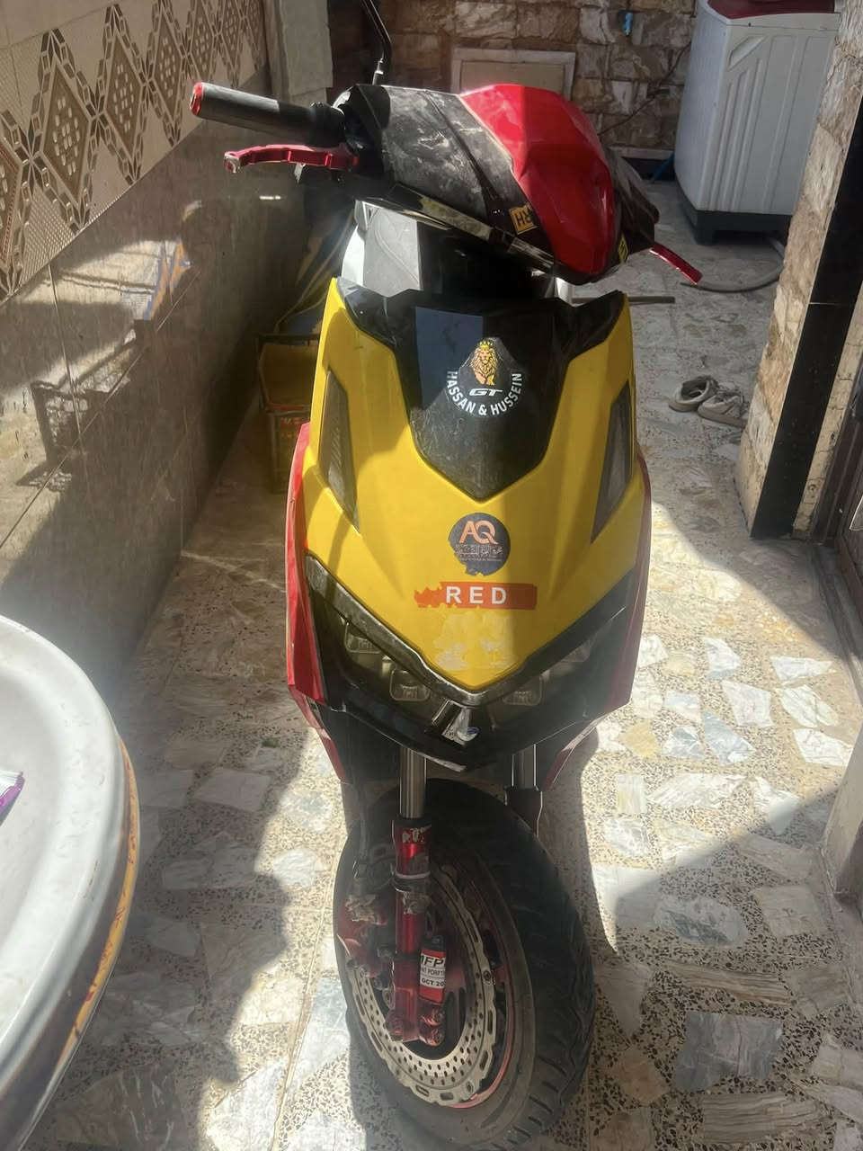 سلام عليكم دراجة شحن للبيع سعر 550 نظيفة دراجة اتصال على هذا الرقم*********** مكان بغداد العبيدي
