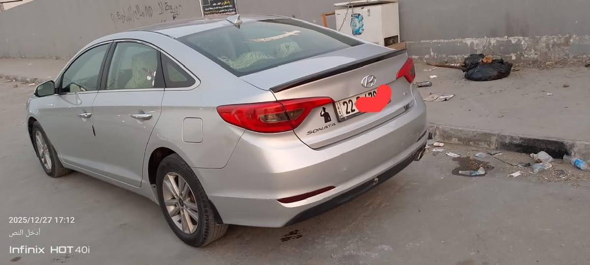 سلام عليكم 
سوناتا للبيع موديل 2015 
شكل ال 17 
رقم اربيل دولي جديد سنويه جديده 
راعيهه جيراني تحويل ثاني يوم 
امريكي حادثهه حافه البنيد بدون اي داخل صور الحادث بل منشور فقط 
مكينه جديده ممفتوحه 
كيرهه dct المرغوب 
مواصفات شاشه تحكم ستيرآ 
تخم تاير جديد 
السعر 110 وبيهه مجال 
رقمي للتواصل 
***********
