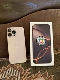 ايفون 16 برو ماكس ذاكره 256 ماستر بطاريه 100 جهاز جديد لامصلح ولامبدل ...