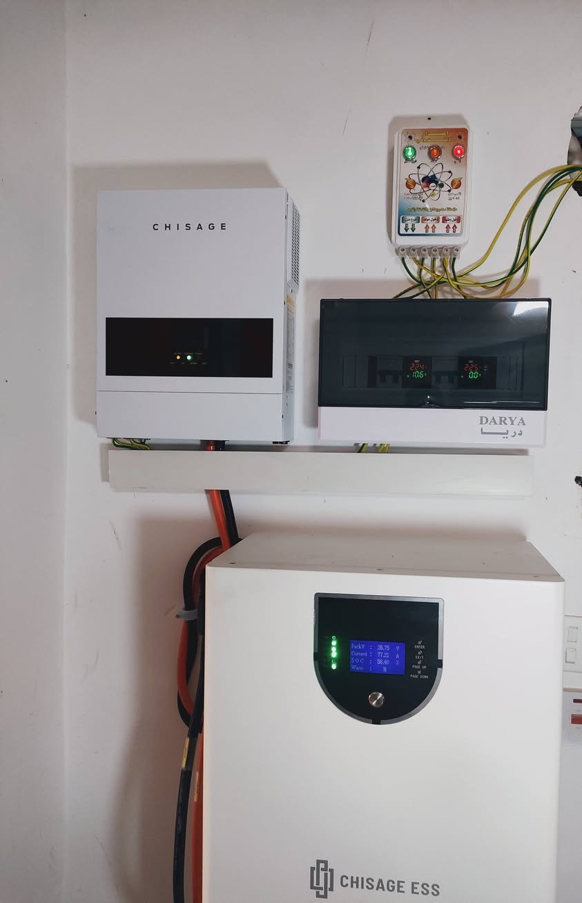📍خانقين_الملك شاه
تم تنصيب منظومة (شركة شيساج)
بقدرة 8نهاري☀️ 8امبير ليلي🌖

تتكون المنظومة من انفيرتر بقدرة3.5 kw✅
وبطارية بقدرة 8 kw✅+بورد سيطرة متكامل✅
وبدون الواح ⚡

ضمان البطارية 5سنوات حقيقية✅✅
ضمان الانفيرتر 2سنوات حقيقية ✅✅

للتواصل :
*********** المهندس صالح الحربي
*********** محمد صالح الحربي
