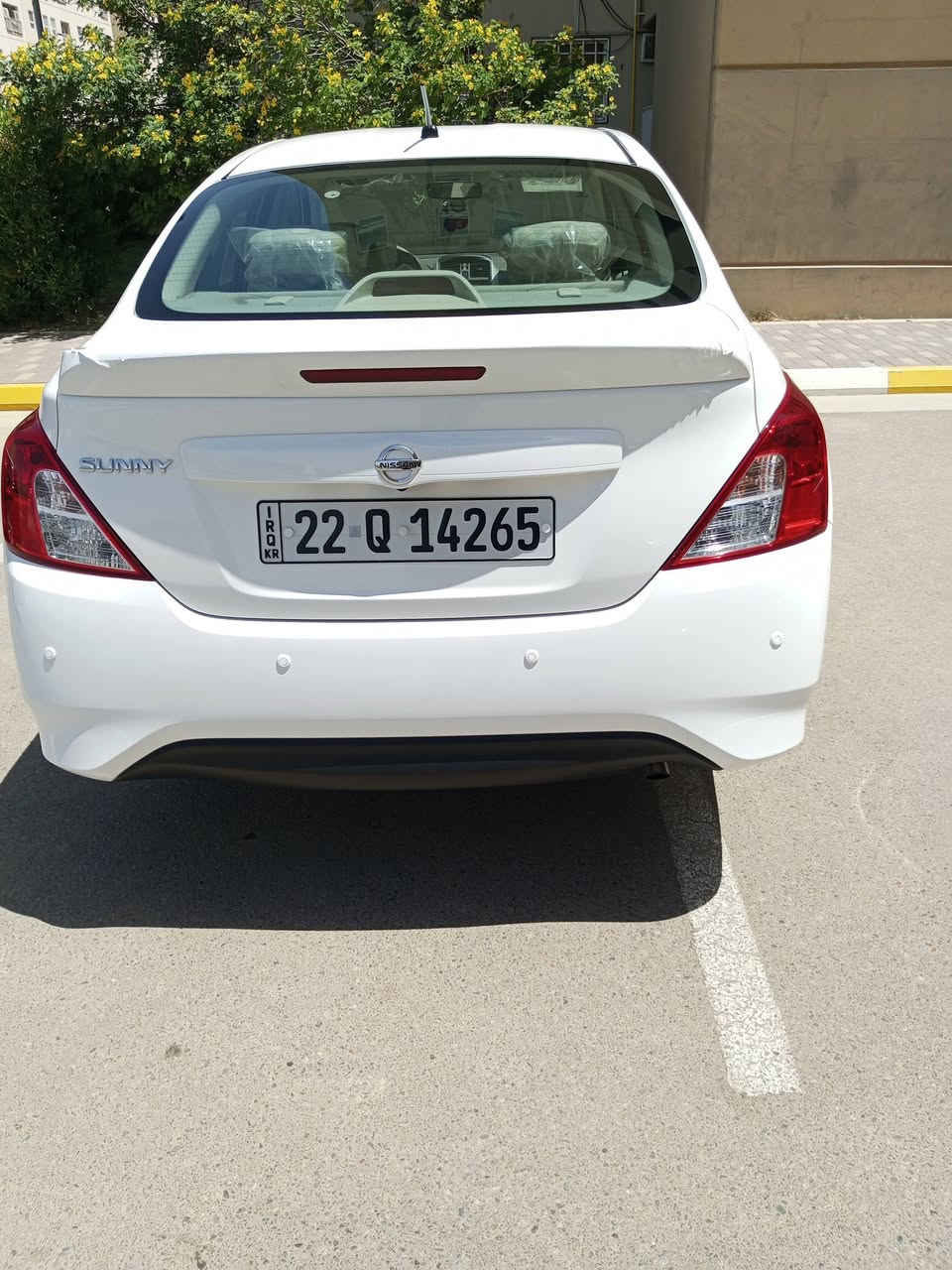 سلام عليكم نيسان صني مصري موديل 25 ماشيه 13الف 
مكفولة عده رصعه بلجاملغ 
السعر 121 وبيه مجال بسيط 
للاستفسار ***********

